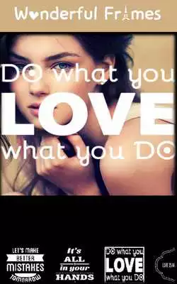 Play Saying Text Photo Frame