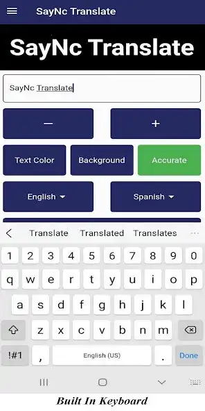 Play SayNc Translate as an online game SayNc Translate with UptoPlay