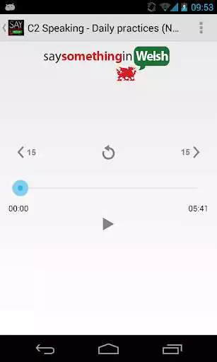 Play Say Something in Welsh