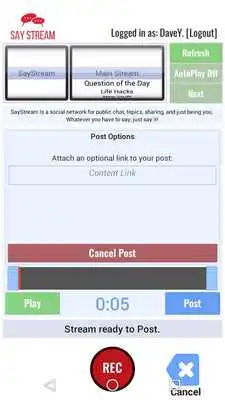 Play SayStream Play SayStream