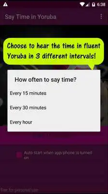 Play Say time in Yoruba (FREE)