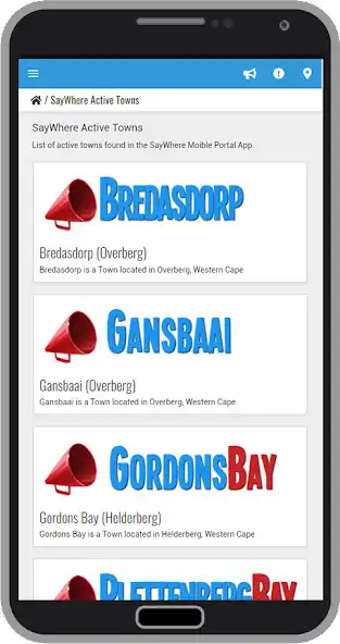 Play SayWhere Mobile App  and enjoy SayWhere Mobile App with UptoPlay