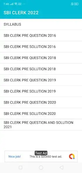 Play SBI CLERK PREVIOUS YEAR SOLVED as an online game SBI CLERK PREVIOUS YEAR SOLVED with UptoPlay