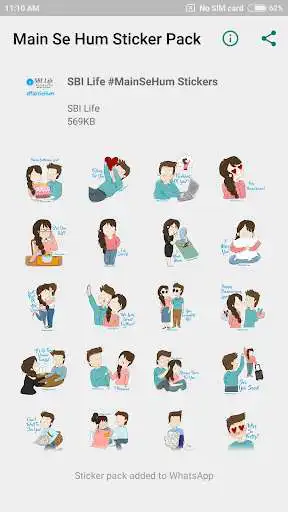 Play APK SBI Life - Main Se Hum  and enjoy SBI Life - Main Se Hum with UptoPlay com.sbilife.mainsehumstickers