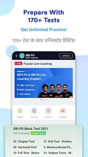 Play SBI PO Prep App: Mock Test,PYP as an online game SBI PO Prep App: Mock Test,PYP with UptoPlay
