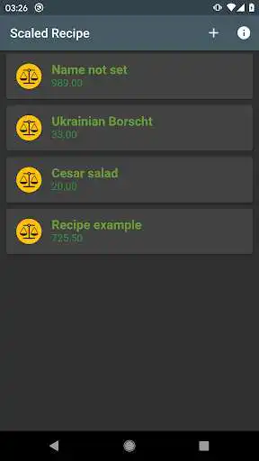 Play Scaled Recipe as an online game Scaled Recipe with UptoPlay