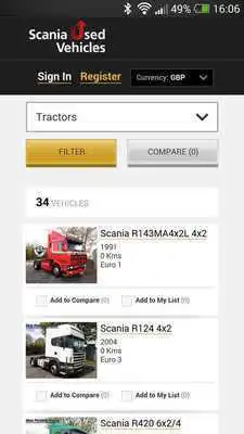 Play Scania Used