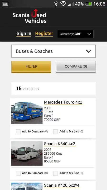 Play Scania Used