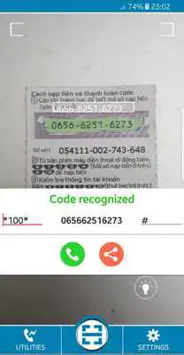 Play Scan Refill Card - Recharge mobile card by camera