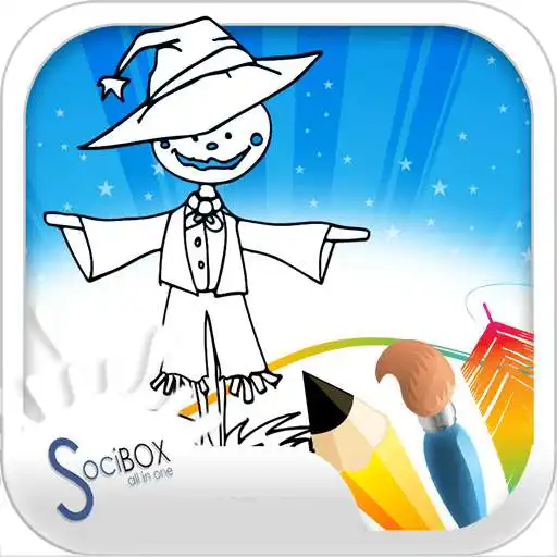 Free play online scarecrow coloring book  APK