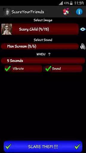 Play Scare your friends JOKE  !