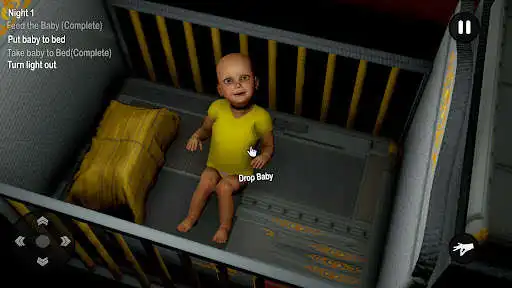 Play Scary Baby: Dark Haunted House as an online game Scary Baby: Dark Haunted House with UptoPlay