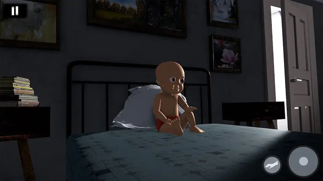 Play Scary Baby Haunted House Escpe as an online game Scary Baby Haunted House Escpe with UptoPlay