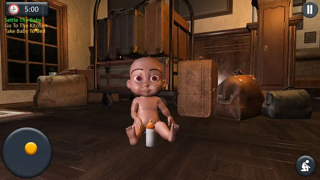 Play Scary Baby In A Horror House as an online game Scary Baby In A Horror House with UptoPlay
