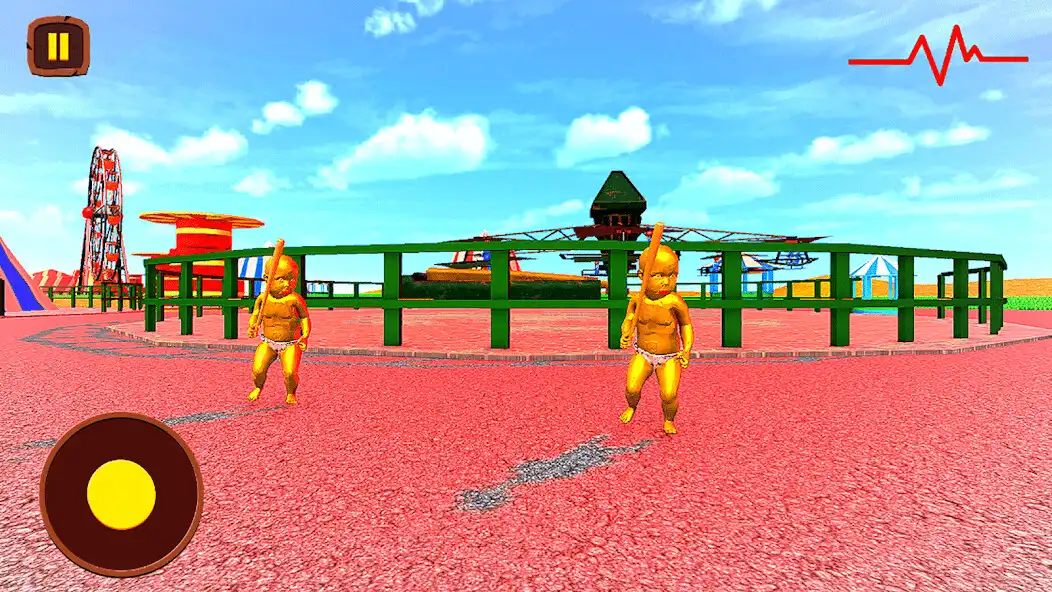 Play Scary baby yellow: hide  seek as an online game Scary baby yellow: hide  seek with UptoPlay