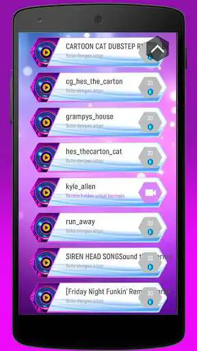 Play Scary Cartoon Cat Magic Tiles Hop Games as an online game Scary Cartoon Cat Magic Tiles Hop Games with UptoPlay