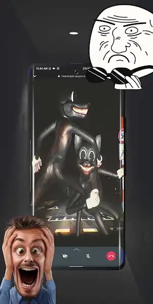 Play Scary cartoon dog fake call as an online game Scary cartoon dog fake call with UptoPlay