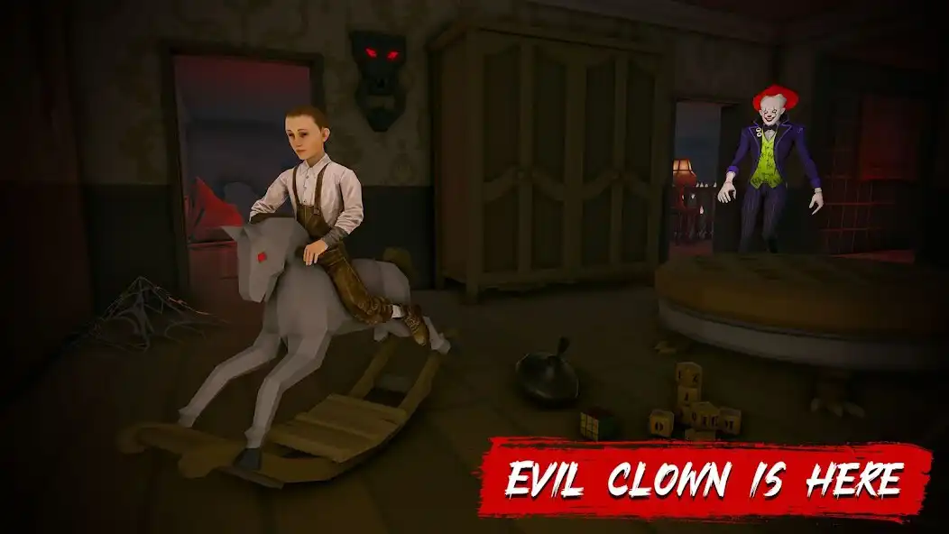 Play Scary Clown Horror Ghost as an online game Scary Clown Horror Ghost with UptoPlay