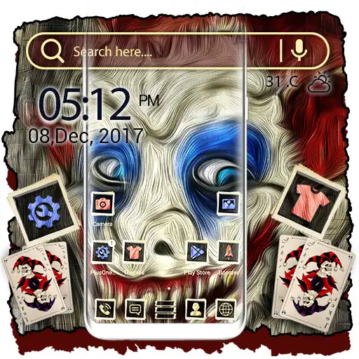 Play Scary Clown Launcher Theme APK Play Scary Clown Launcher Theme APK