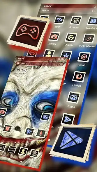 Play Scary Clown Launcher Theme  and enjoy Scary Clown Launcher Theme with UptoPlay