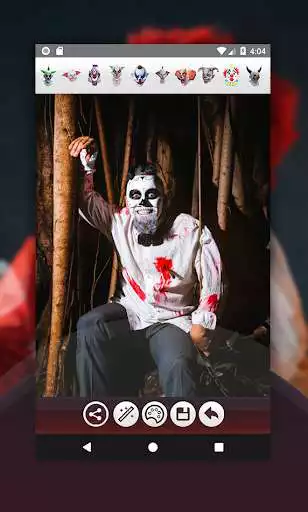 Play Scary Clown Mask Photo Editor