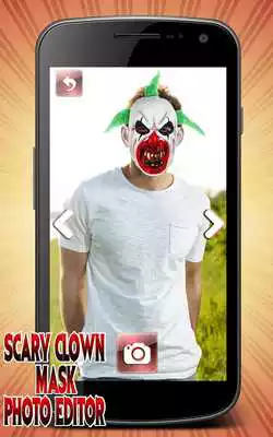 Play Scary Clown Mask Photo Editor