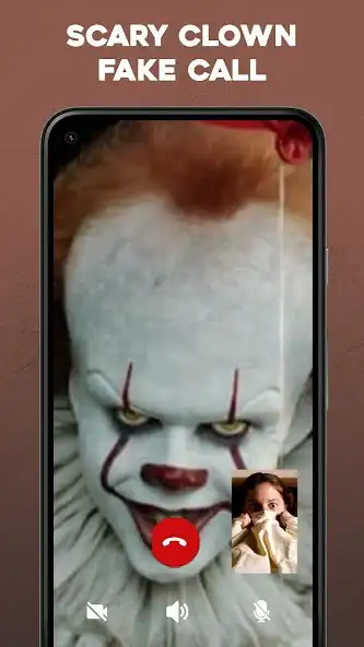 Play Scary Clown Video Call Prank as an online game Scary Clown Video Call Prank with UptoPlay