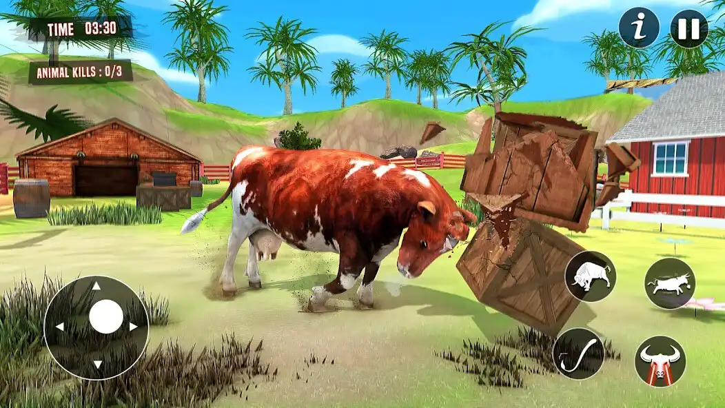 Play Scary Cow Rampage Sim Games 3D  and enjoy Scary Cow Rampage Sim Games 3D with UptoPlay