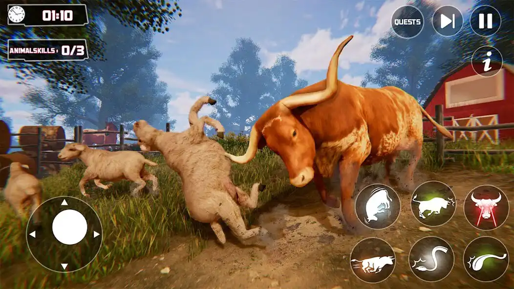 Play Scary Cow Simulator Rampage  and enjoy Scary Cow Simulator Rampage with UptoPlay