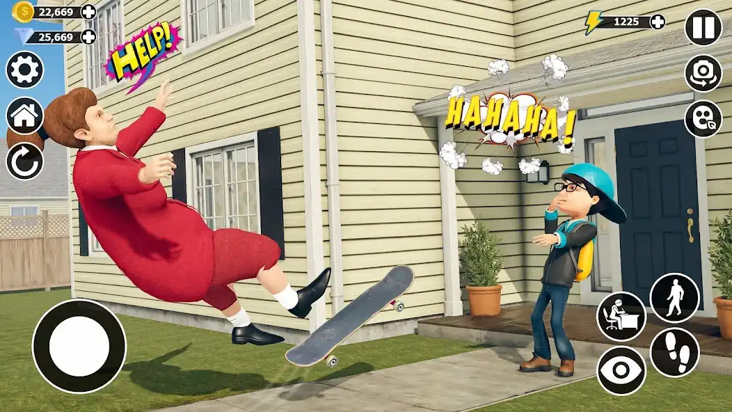 Play Scary Evil Mad Teacher 3d Game as an online game Scary Evil Mad Teacher 3d Game with UptoPlay