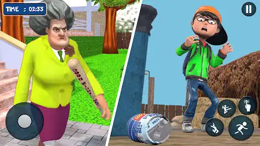 Play Scary Evil Spooky Teacher School 3D : Scary Pranks as an online game Scary Evil Spooky Teacher School 3D : Scary Pranks with UptoPlay