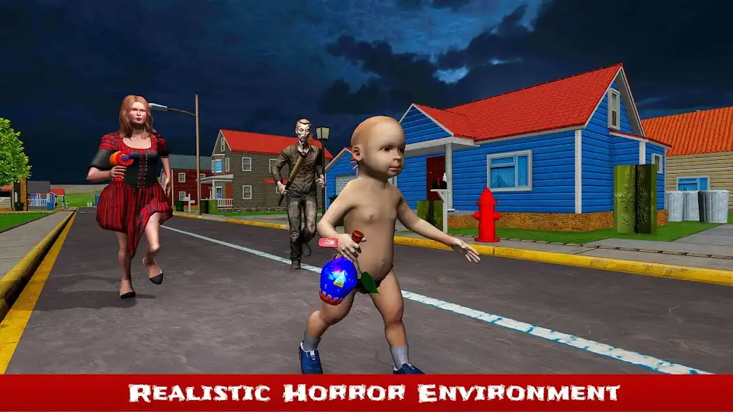 Play Scary Grandpa Grandma House Neighbour Baby as an online game Scary Grandpa Grandma House Neighbour Baby with UptoPlay