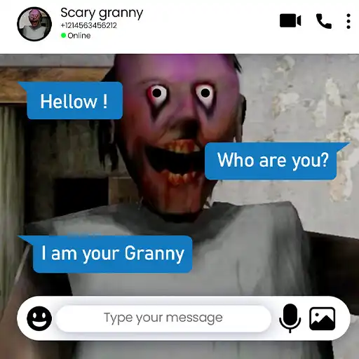 Play Scary Granny Chat: Call Prank APK