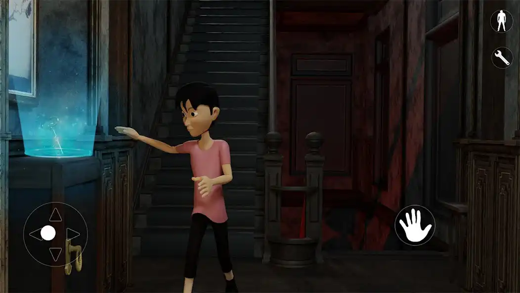 Play Scary Granny Evil House 3D as an online game Scary Granny Evil House 3D with UptoPlay