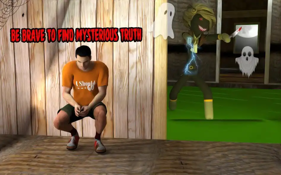 Play Scary Granny Stickman Neighbor House Horror Game as an online game Scary Granny Stickman Neighbor House Horror Game with UptoPlay