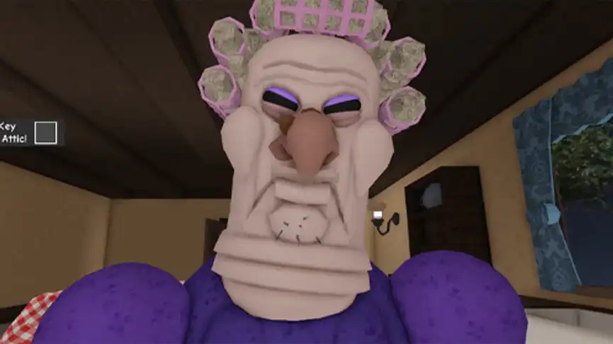 Play Scary grumpy granny obby Mod as an online game Scary grumpy granny obby Mod with UptoPlay