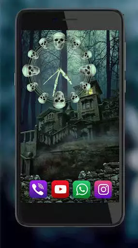 Play Scary Halloween Clock as an online game Scary Halloween Clock with UptoPlay