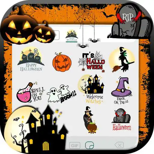 Play Scary Halloween Emoji Stickers APK