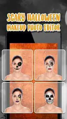 Play Scary Halloween Makeup Photo Editor