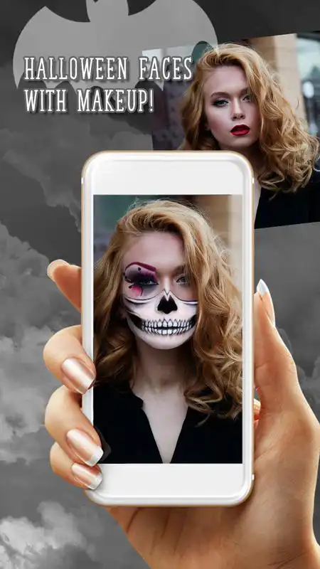 Play Scary Halloween Makeup Photo Editor