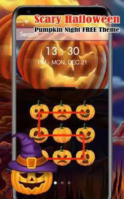 Play Scary Halloween pumpkin night free theme