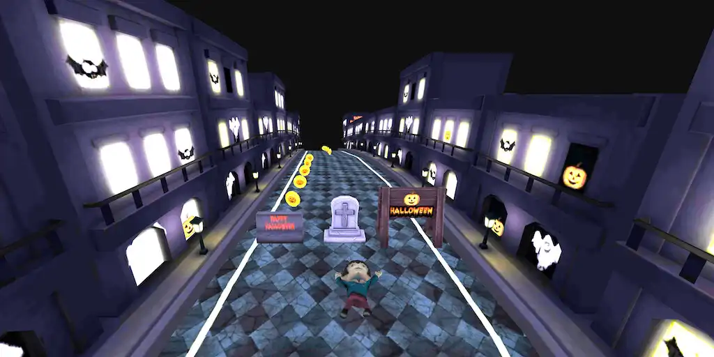 Play Scary Halloween Runner Games as an online game Scary Halloween Runner Games with UptoPlay