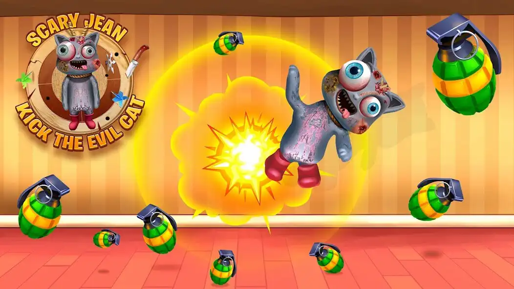Play Scary Jean - Kick The Evil Cat  and enjoy Scary Jean - Kick The Evil Cat with UptoPlay
