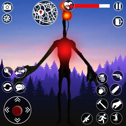 Play Scary Monster Head Siren Games APK