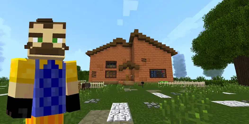 Play Scary Neighbor Maps for MCPE  and enjoy Scary Neighbor Maps for MCPE with UptoPlay
