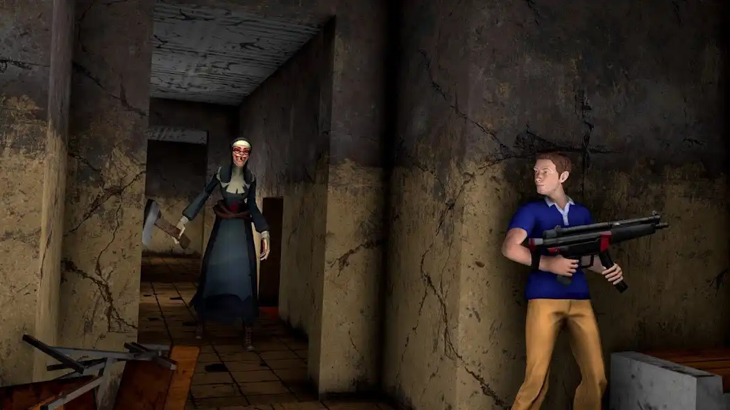 Play Scary Nun Horror School Escape as an online game Scary Nun Horror School Escape with UptoPlay