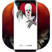 Free play online Scary Pennywise Lock Screen APK