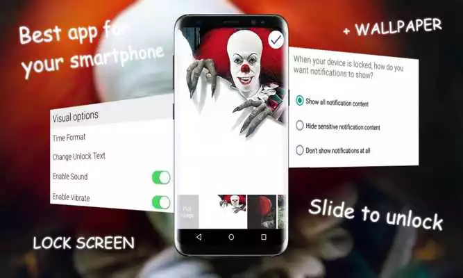 Play Scary Pennywise Lock Screen Play Scary Pennywise Lock Screen