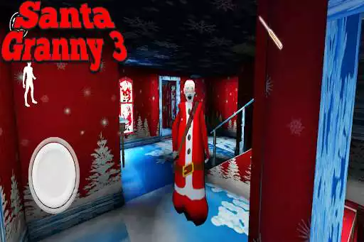 Play Scary Santa Granny Chapter 3 as an online game Scary Santa Granny Chapter 3 with UptoPlay