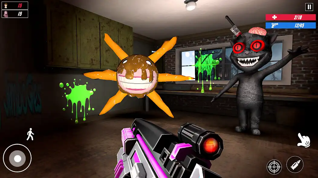 Play Scary Shooter Survival 3D Game as an online game Scary Shooter Survival 3D Game with UptoPlay
